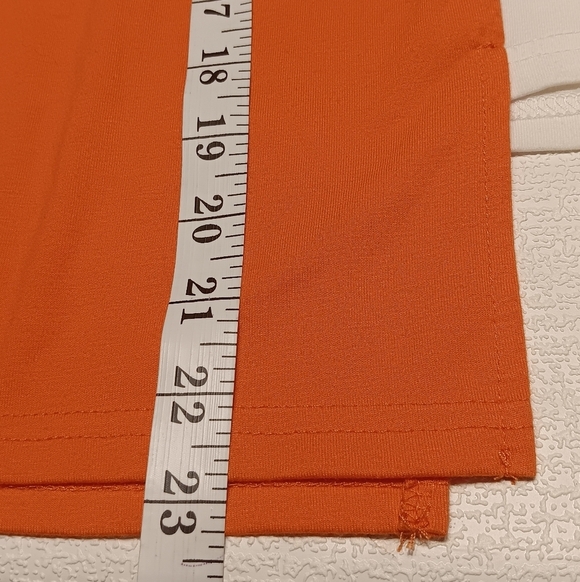 Y2K Skater Hiphop Graphic Tee Color Block Asymmetrical Oversize XS Orange White - Picture 8 of 10